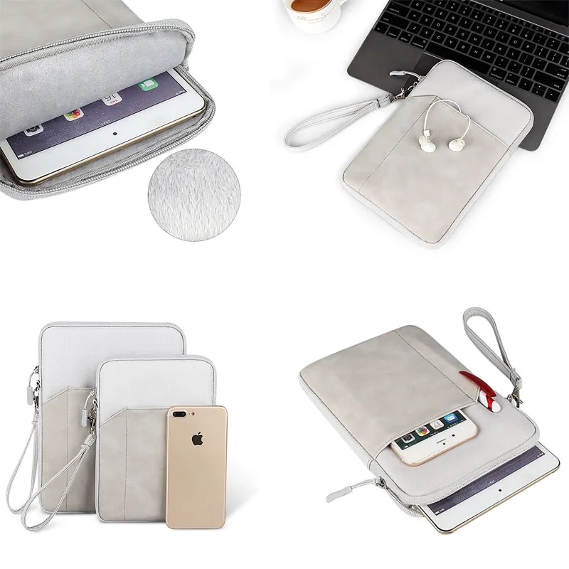 

Universal Soft Tablet Liner Sleeve Pouch Bag for Kindle Case for iPad mini 1/2/3/4 Air 1/2 Pro 9.7 10.8 11 Cover For New iPad