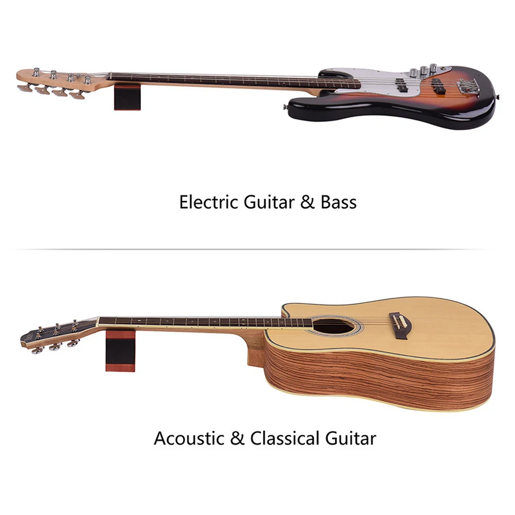 

Guitar Bass Neck Rest Muspor Support Maple W/ Felt Inserts Two Height Ukulele 2 Sizes Acoustic Electric Instruments