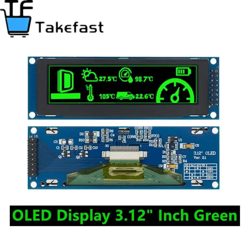 Стандартный XIASONGXIN LIGHT OLED-дисплей 3 12 дюйма реалистичный графический ЖК-модуль с
