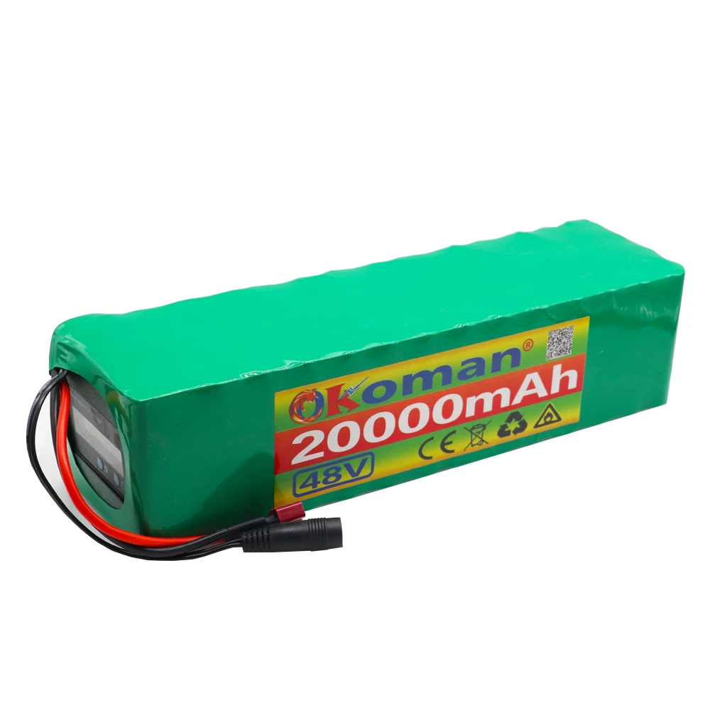 Аккумуляторная батарея 48 В 13s3p 18 Ач аккумулятор высокой мощности 1000 Вт для