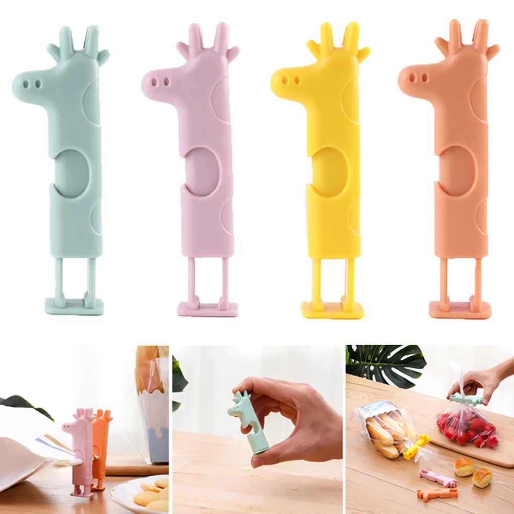 

Food Sealer Preservation Storage Bag Clamp Moisture-proof Clip Packaging Clips Household Tools Sealing Snacks Yellow