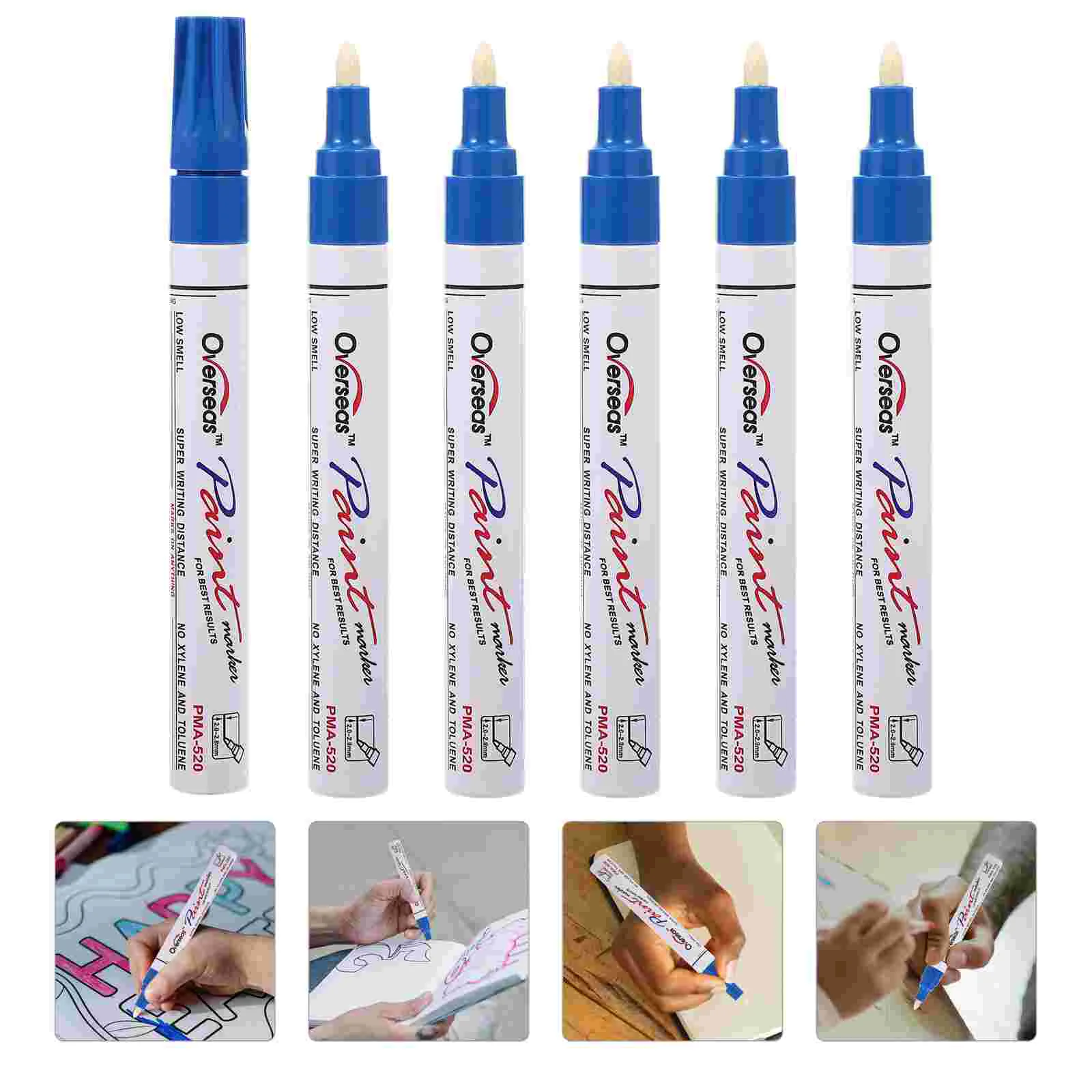 

Marker Pens Markers Pen Permanentpainting Writing Glass Fine Cardmaking Colour Highlighter Black Drawing Liquid Student Double