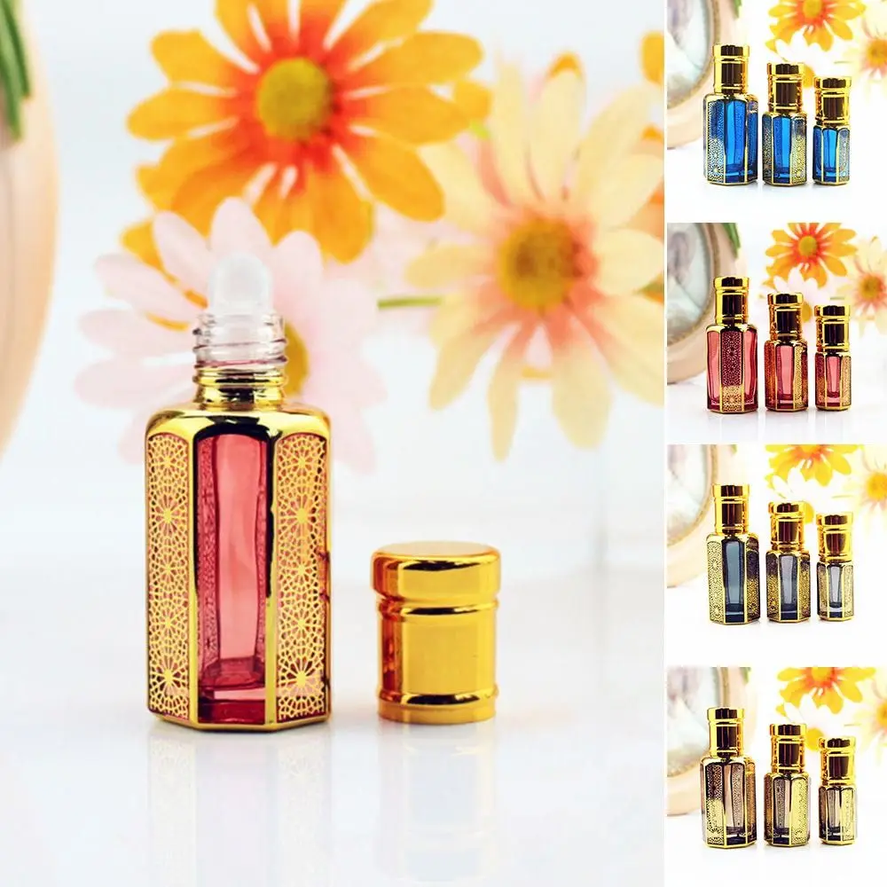 

Портативный дорожный косметический мини контейнер для эфирного масла, стеклянная бутылка, роликовый флакон для духов