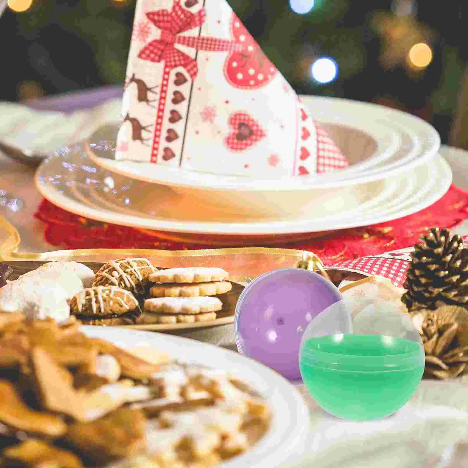 50 шт. 45 мм открывающиеся шарики Gashapon торговые вечерние игровые машинные капсулы