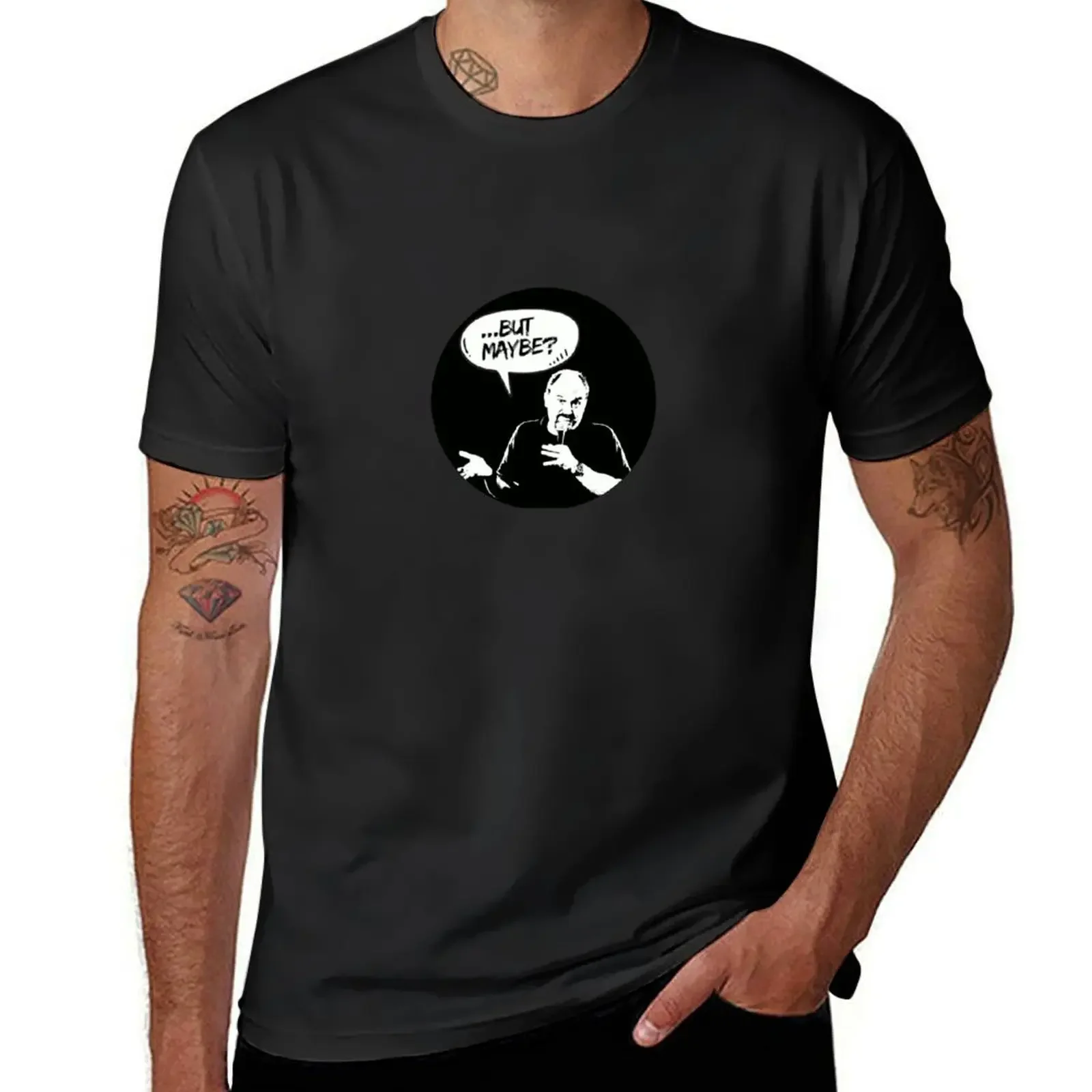 Louie CK Maybe T-Shirt aesthetic clothes quick drying t shirts for men