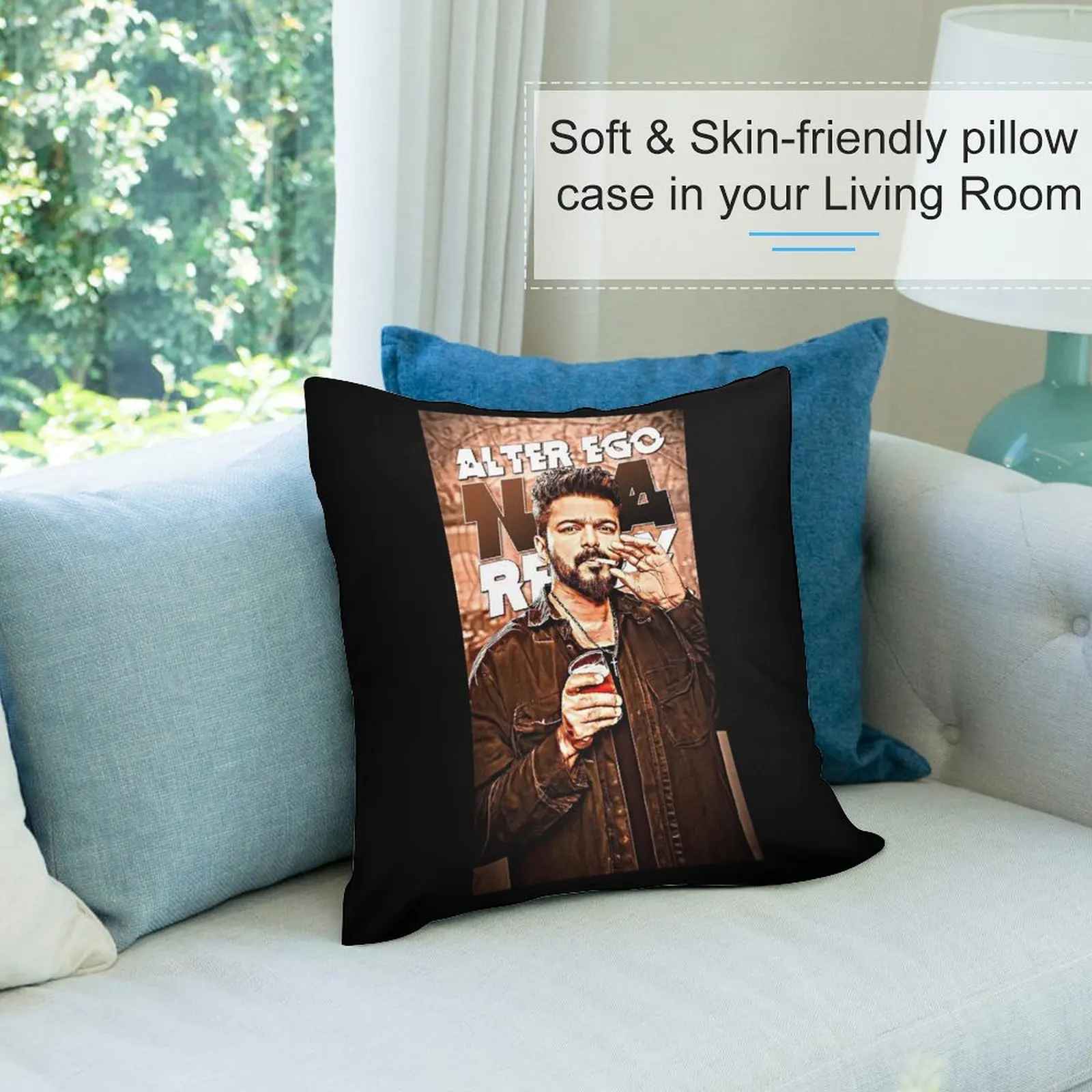 Декоративная подушка Vijay thalapathi LEO декоративные подушки для дивана роскошная