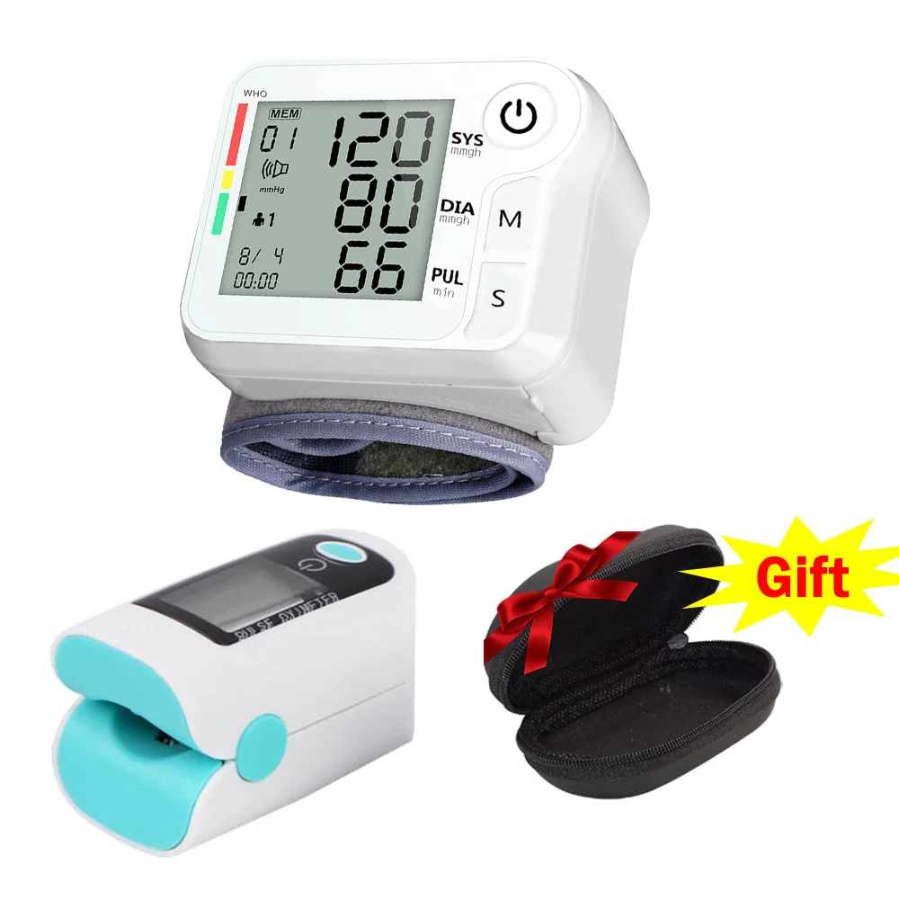 

USB Medical Digital Arm Wrist BP Blood Pressure Monitor Tensiometer Tonometer Automatic Sphygmomanometer Heart Rate Pulse Meter