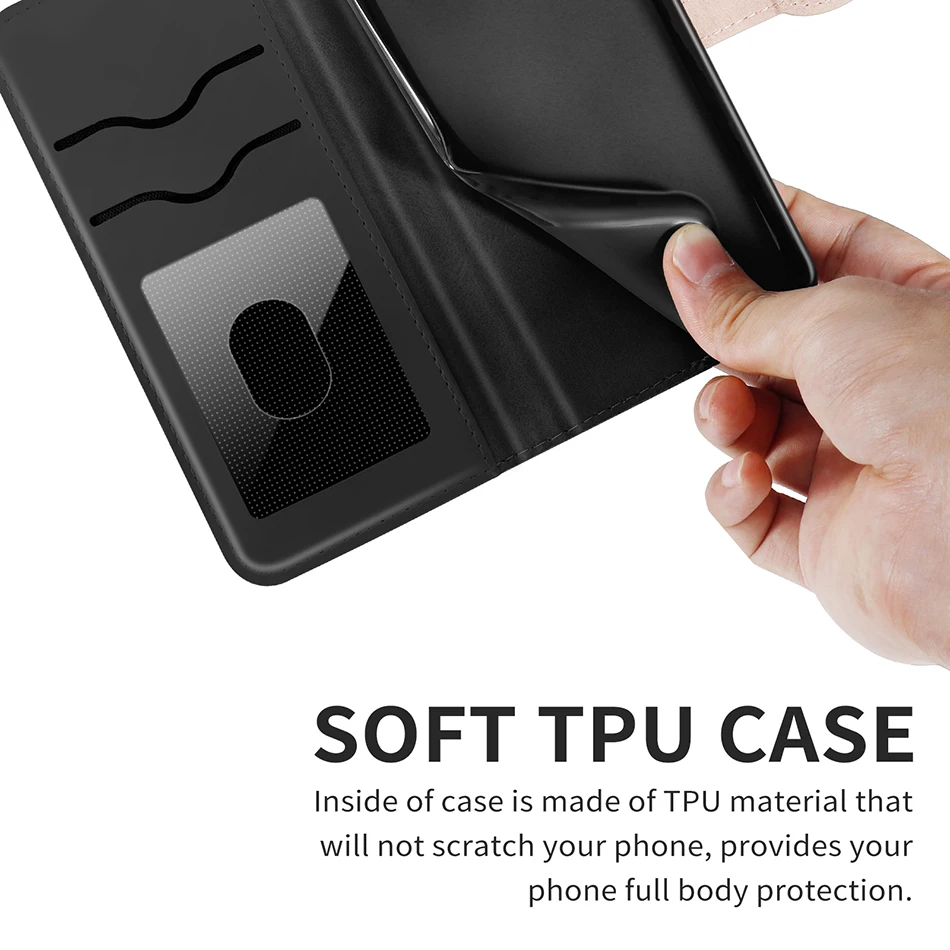 Luxury Flip Case For Xiaomi 13 11T 11 Lite POCO M5S Redmi A1 9 9A 9C 9T Note 9 Pro 10 10S 11 11S Leather Card Slots Wallet Cover