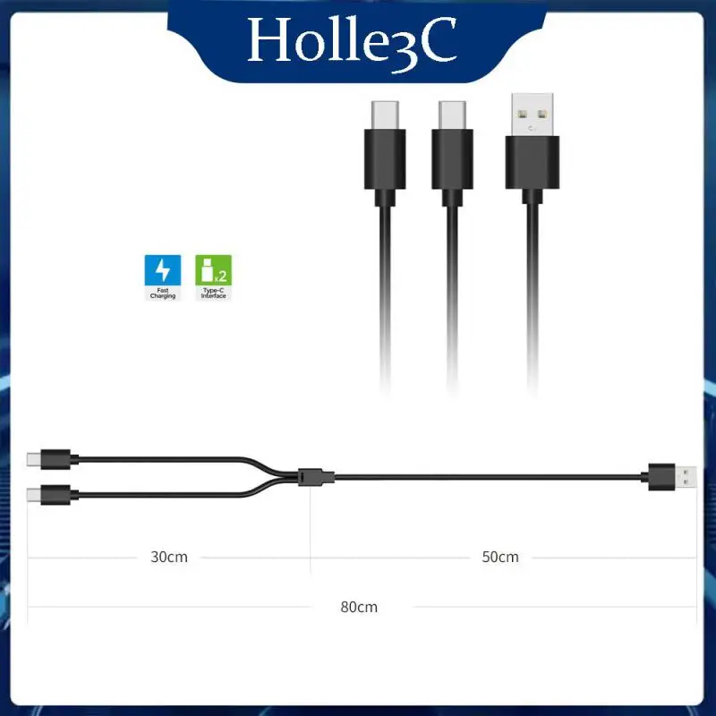

2 In 1 Durability Type-c Ports For Ps Vr2 Charger Cable For Ps5 For 5 Charging Cord Replacement Convenient