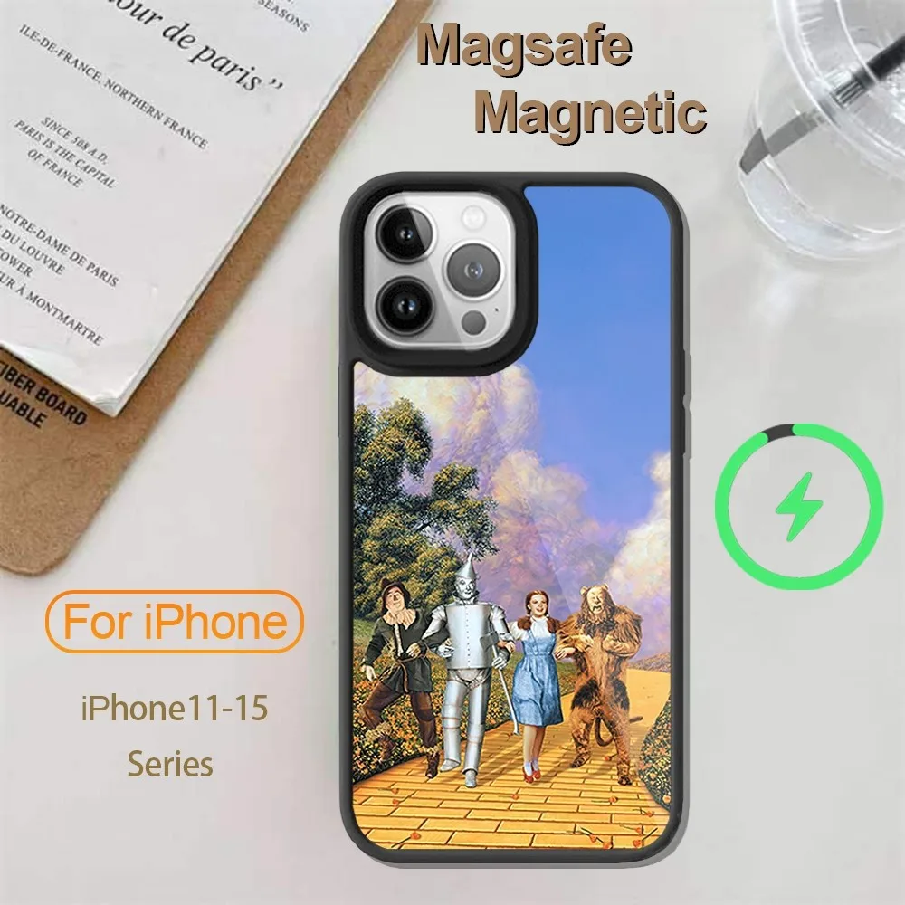 Чехол для телефона с рисунком в стиле м/ф волшебник iPhone 14 13 12 11 15 Pro Max Plus Mini Magsafe