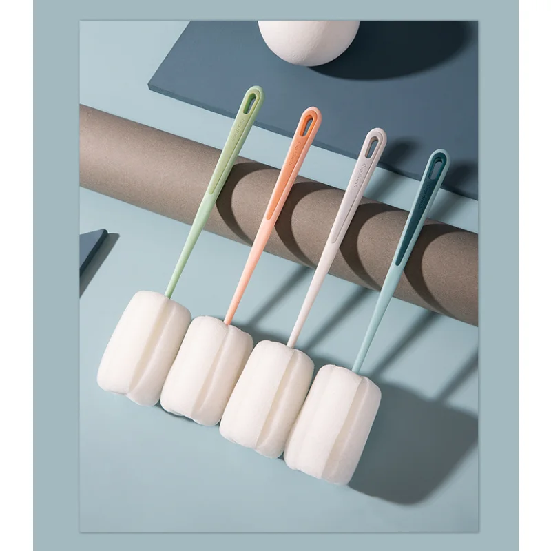 

Cup Scrubber Glass Cleaner Bottles Brush Sink Kitchen Accessories 2 in 1 Drink Mug Wine Suction Cup Cleaning Brush Gadgets