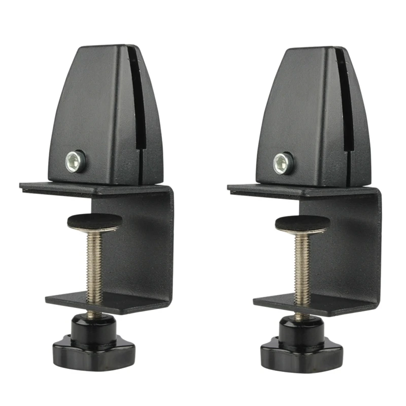 

2 Pcs Office Desk Divider Clamp Privacy Screen Clip Holder Bracket Screen Baffle Clamp Partition For Table Clamp