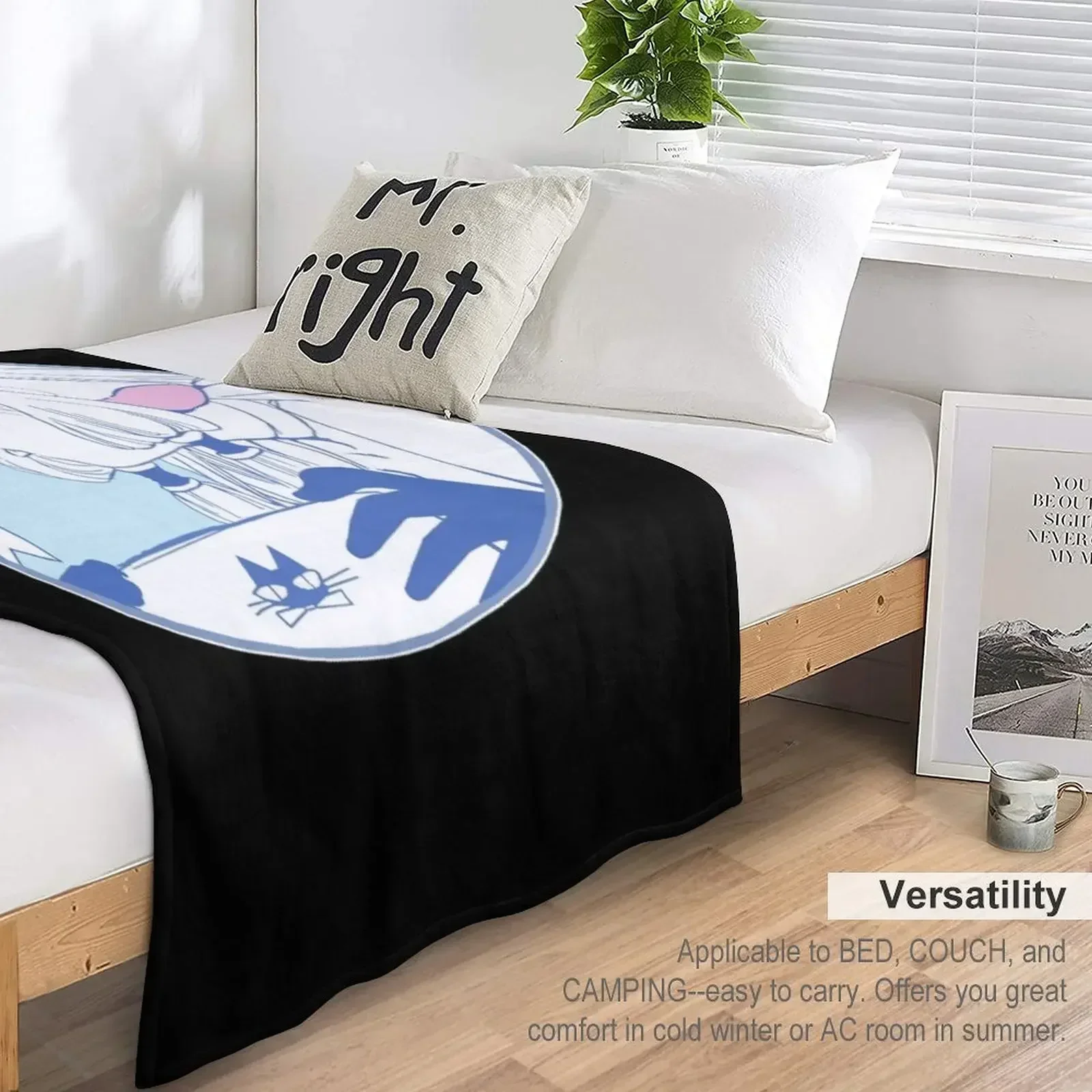 Декоративное покрывало Chi - Chobits для диванов Манга