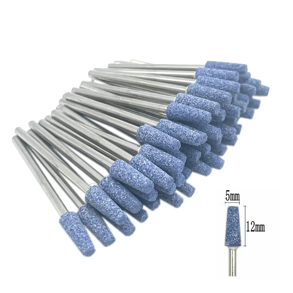 50 шт./упаковка корундовые фрезы для маникюра | Насадки маникюрного сверла