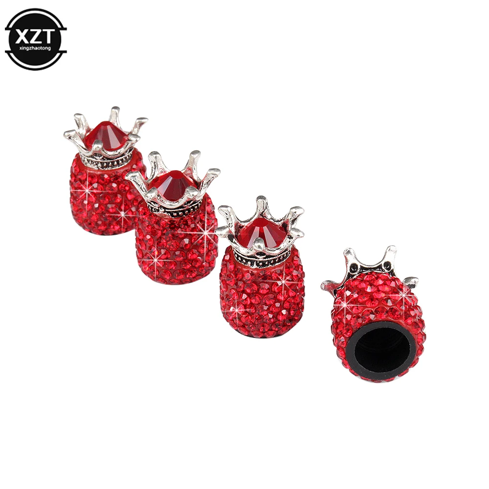 

Корона шикарные алмазные хрустальные колпачки Стразы глина ABS автомобильные Шины Клапаны штоки шин воздушные клапаны Герметичная крышка шикарные