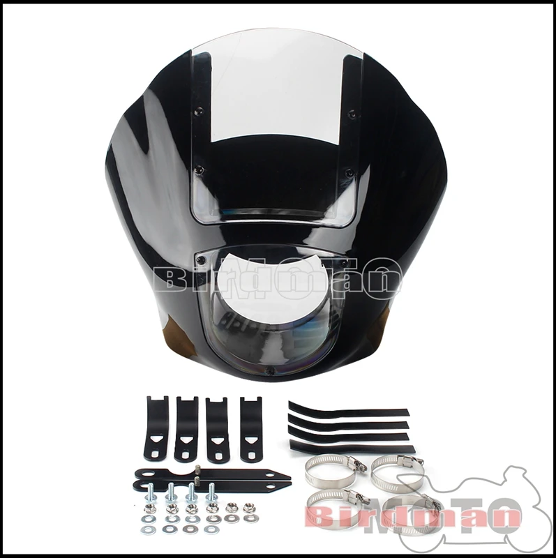 

Съемный четверть обтекателя лобового стекла для Harley Sportster 883 1200 1988-2021 XL Dyna 1995-2017 Softail 2018-2021 FXBB FXLR FXST
