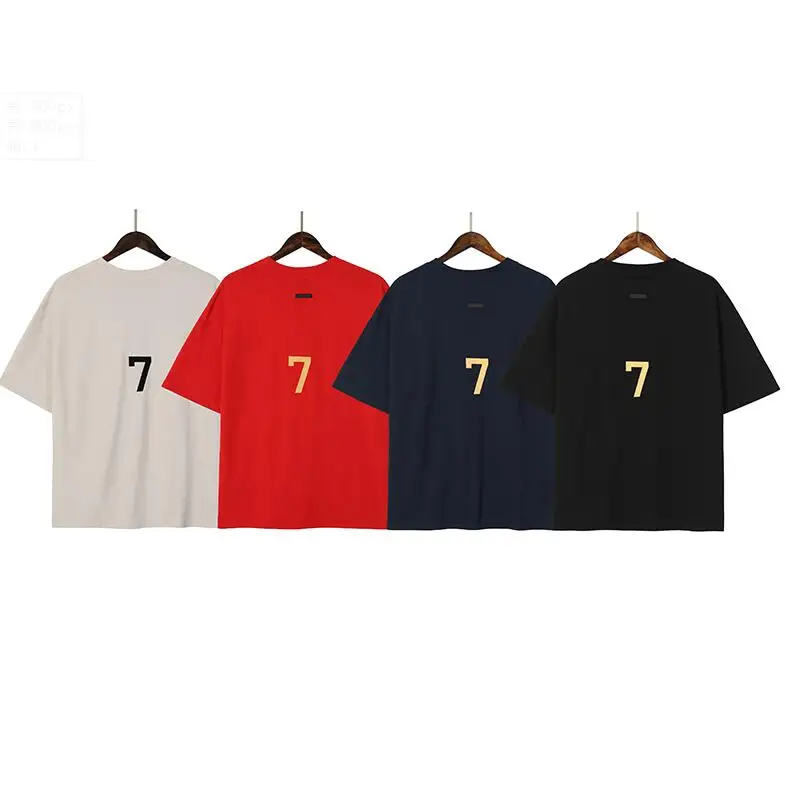

2022 spring and summer new 7th season tide brand new round neck short sleeve T-shirt men and women with the same style