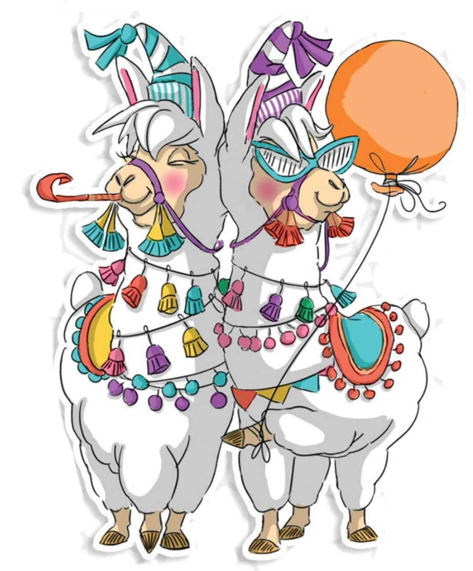 

Прозрачный штамп из силиконовой резины с изображением Животных Альпака и металлический штамп для скрапбукинга «сделай сам», фотоальбом с м...