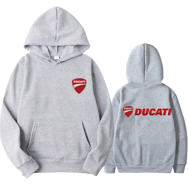 Фото Мужская и женская одежда 2026: толстовки и свитшоты DUCATI для мотоциклистов, спортивная одежда для активного отдыха, велоспорта, мотогонок, всесезонные фанатские комплекты №4
