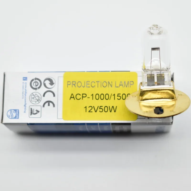 Фото Лампа для проектора таблиц для проверки зрения TIANLE ACP-1000/ACP-1500 G6.35 12V50W №1