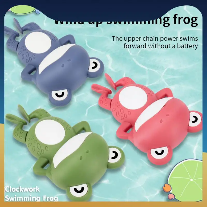 

Creative Bathing Toys Swimming Frog More Than 18 Months Buoyancy Cute Animal Kid Gifts Funny Bathroom Supplies Baby Bathing Toy