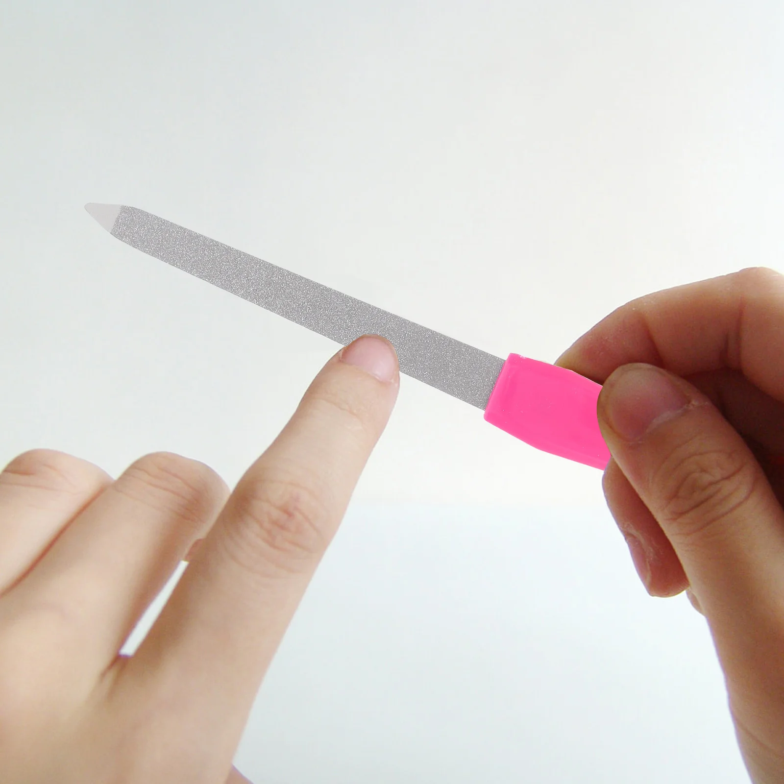 

Stainless Steel Fingernail File Double Sided Kit Para Uñas En Gel Files Nails