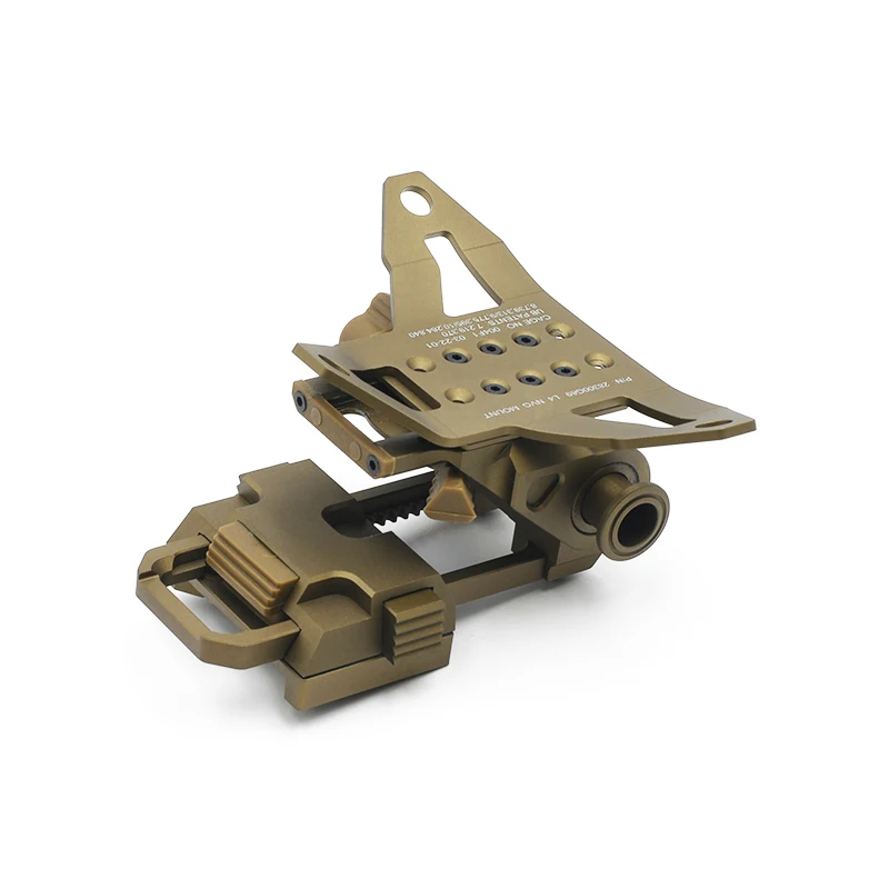 Тактический крепеж L4G69 для шлема с ночным видением с креплением для PVS14 PVS15 PVS18 PVS31 GPNVG18 PSQ36, быстрое демонтажное оборудование.