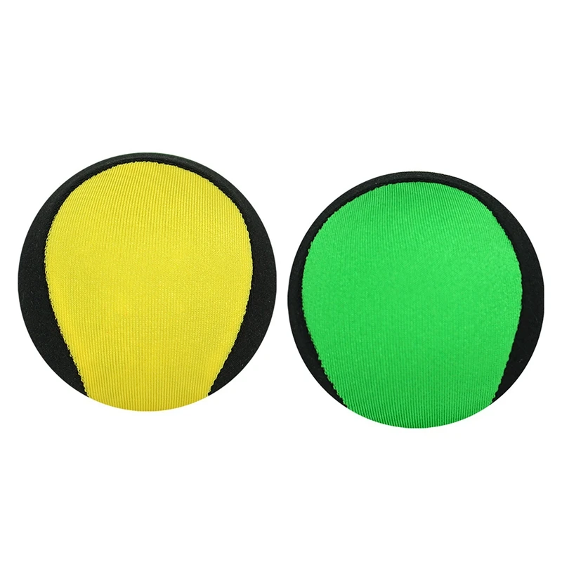 

Water Bouncing Ball Hand Stress Relief Ball 2 Pack, Water Jumping Ball For Swimming Pool, Beach (Yellow+Green 5.5Cm)
