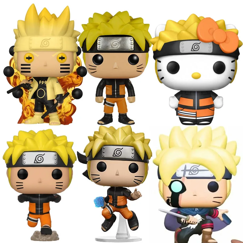Фигурки из аниме «Наруто» Курама кууби борито #1035 сарада Учиха #672 Саске виниловые фигурки Куклы Игрушки Подарки