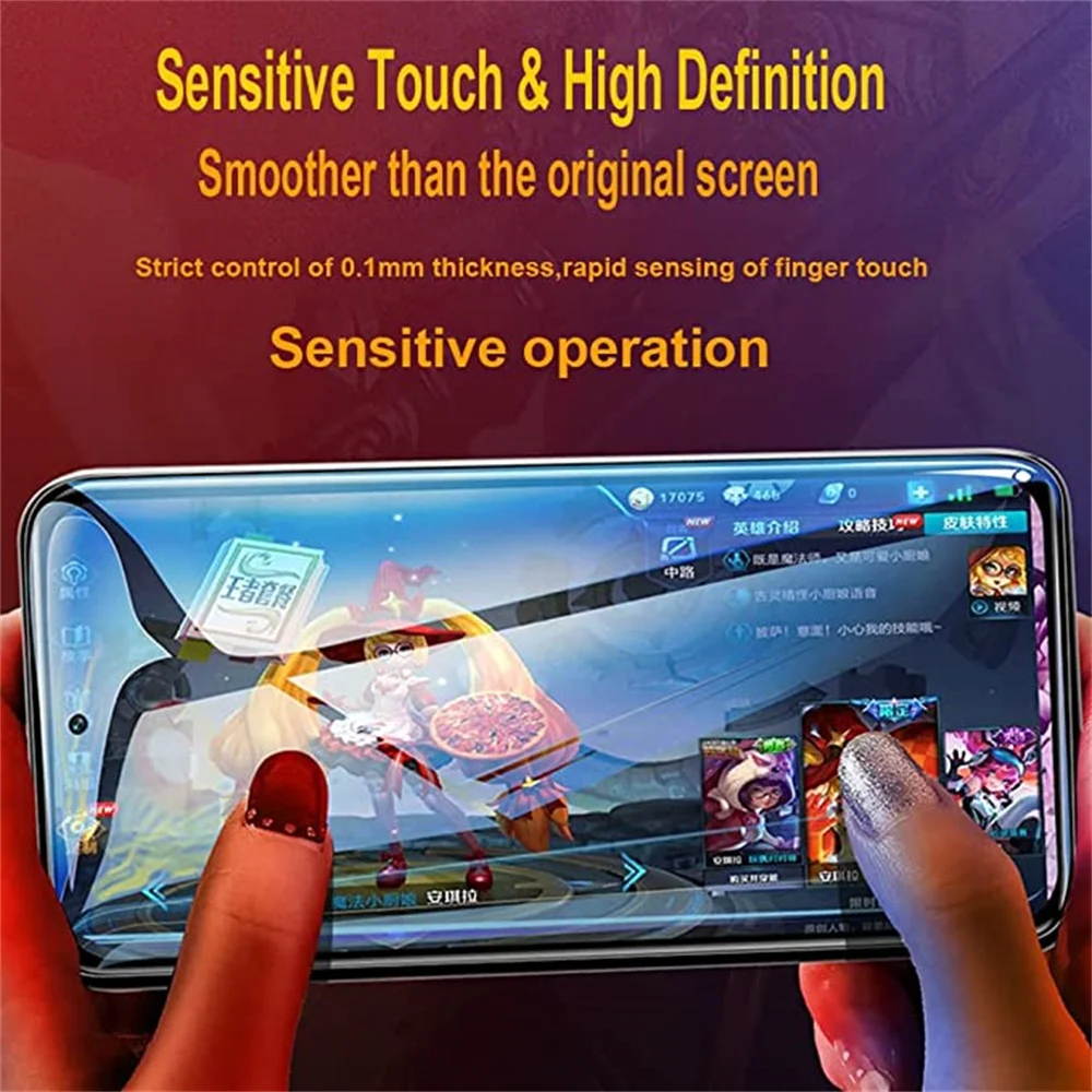 4pcs Screen Protector For Samsung Galaxy A54 5G A52 A53 A71 A70 A51 A52S A14 A13 A12 A34 A73 A72 A22 A50 A33 A32 Hydrogel Film