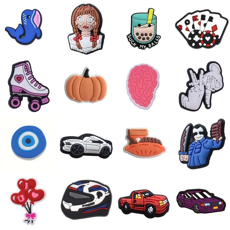 

Женские Подвески, аксессуары, украшения, пряжки из ПВХ, украшения для Crocs, оптовая продажа, большие подарки, булавки, поросенок