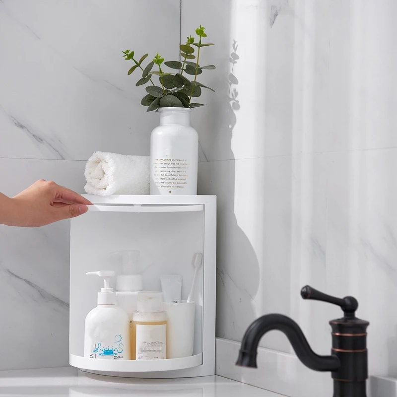 Полка вращающаяся на 360 градусов для ванной комнаты