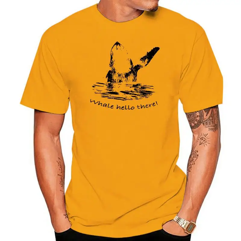 Здравствуйте! Футболка с принтом Кита футболка животными Мужская