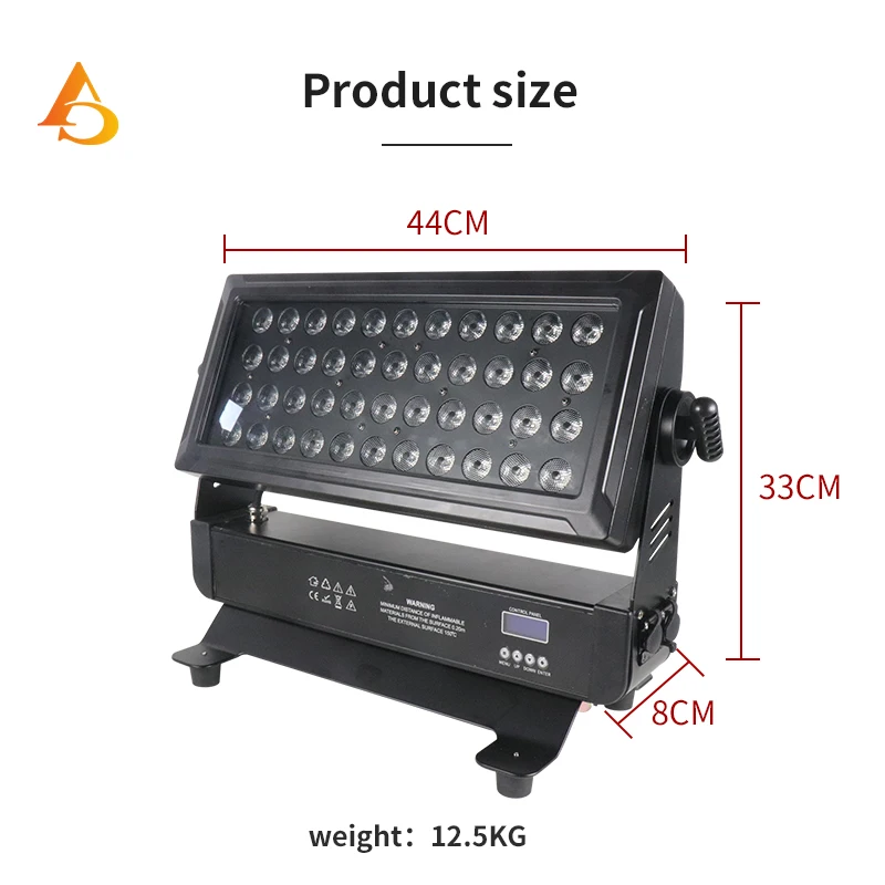 44x10 Вт RGBW 4 в 1 светодиодный прожектор IP65 водонепроницаемый сценический