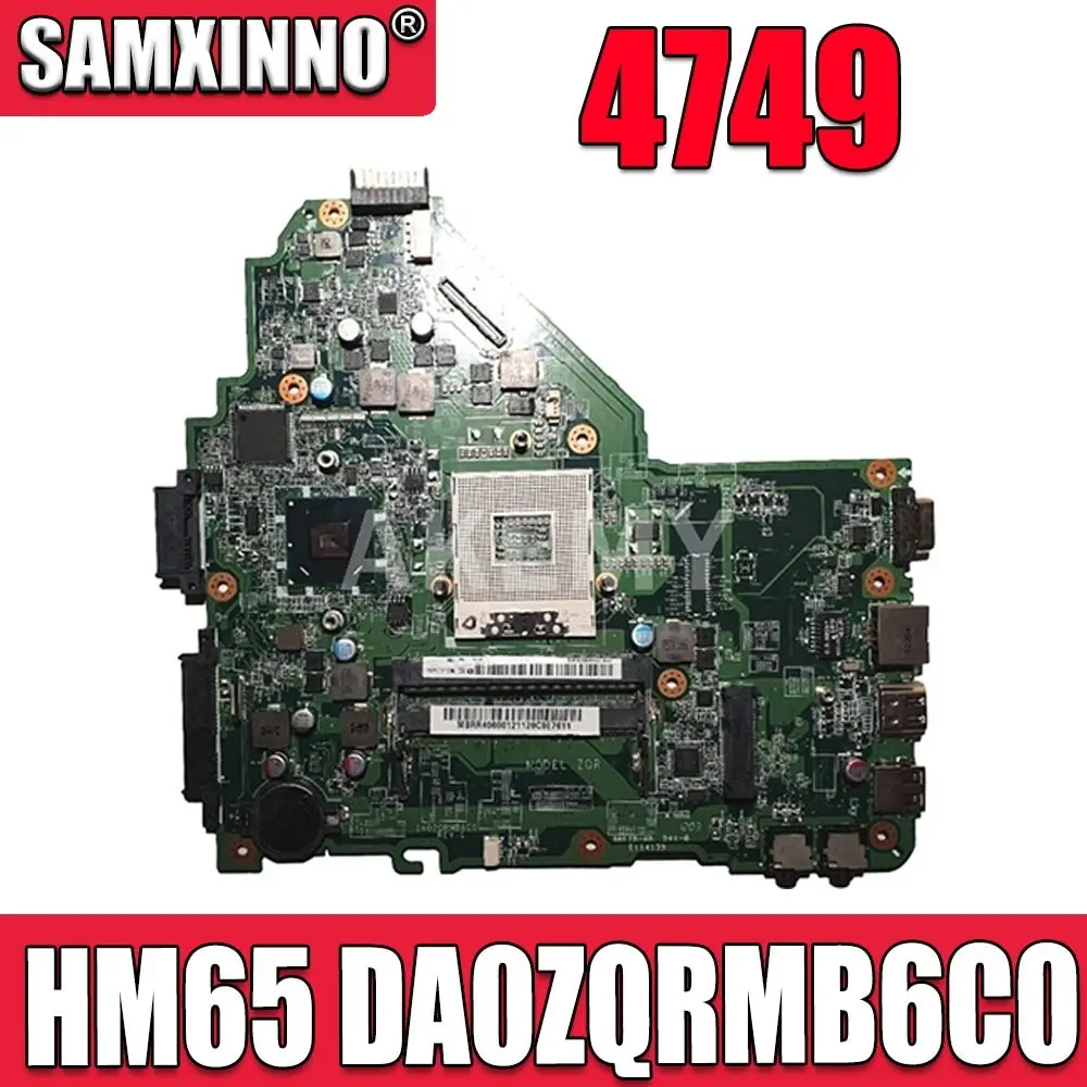 DA0ZQRMB6C0 материнская плата для Acer Aspire 4349 4749 HM65 MBRR406001 100% протестированная