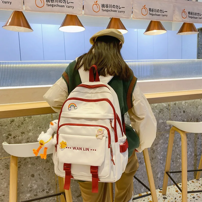 Schoolbag middle school student junior high school student ins Japanese girl Korean Mori style backpack Korean version Internet