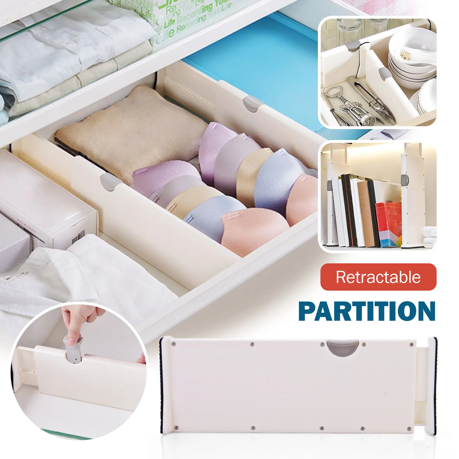 

Drawer Organizer Divider Expandable Dresser Drawer Organizer Adjustable Couch Bags for Storage under Bed Rolling Drawers Toy