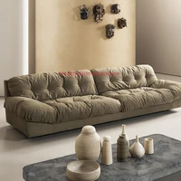 modern upholstered sofa simple design clouds feel white goose down filling solid living room sofa house furniture four seat