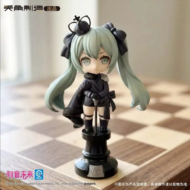 Фото Коллекционная фигурка Hatsune Miku Chess Series: Милая аниме-фигурка, модная игрушка-кукла, настольное украшение, таинственная коробка, подарки для коллекционеров №5