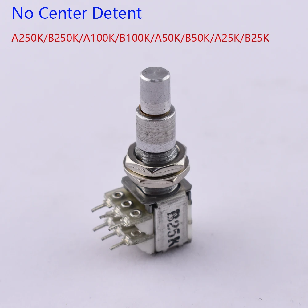 

1 Piece Alpha Stacked Dual Concentric Potentiometer(POT) No Center Detent - Made in Korea