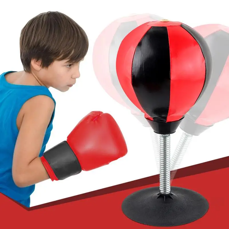

Kids Punching Bag Punching Bag For Kids Incl Boxing Gloves 3-10 Years Old Kids Punching Bag With Stand Boxing Bag Set Toy For Bo