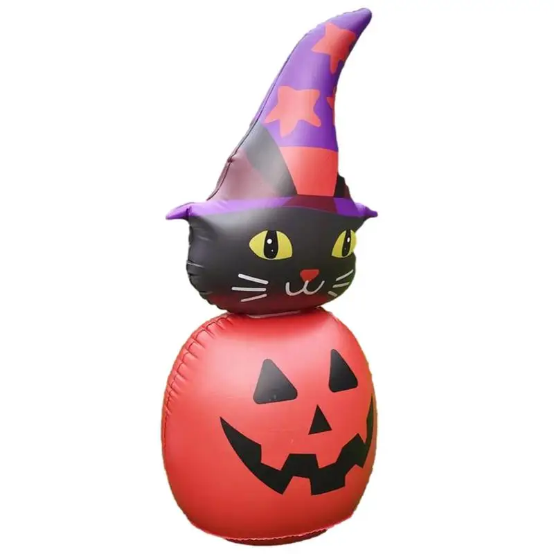 

Blow Up Ghost Ghost Pumpkin Cat Halloween Light Up Inflatables Horror Halloween Blow Up Yard Decoration PVC Inflatable Light For