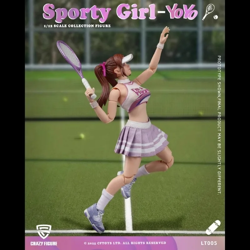 Фото 【В НАЛИЧИИ】Оригинальная коробка Sports Girl Yoyo 1/12, экшн-фигурка, игрушка, подарочная коллекция, веер, хобби №5