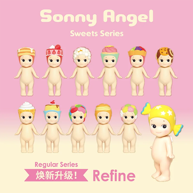 

Sonny Angel Blind Box Sweets Series Anime Figure Kawaii Hipper Cartoon Surprise Mystery Guess Box Decoration Collection Toy Gift