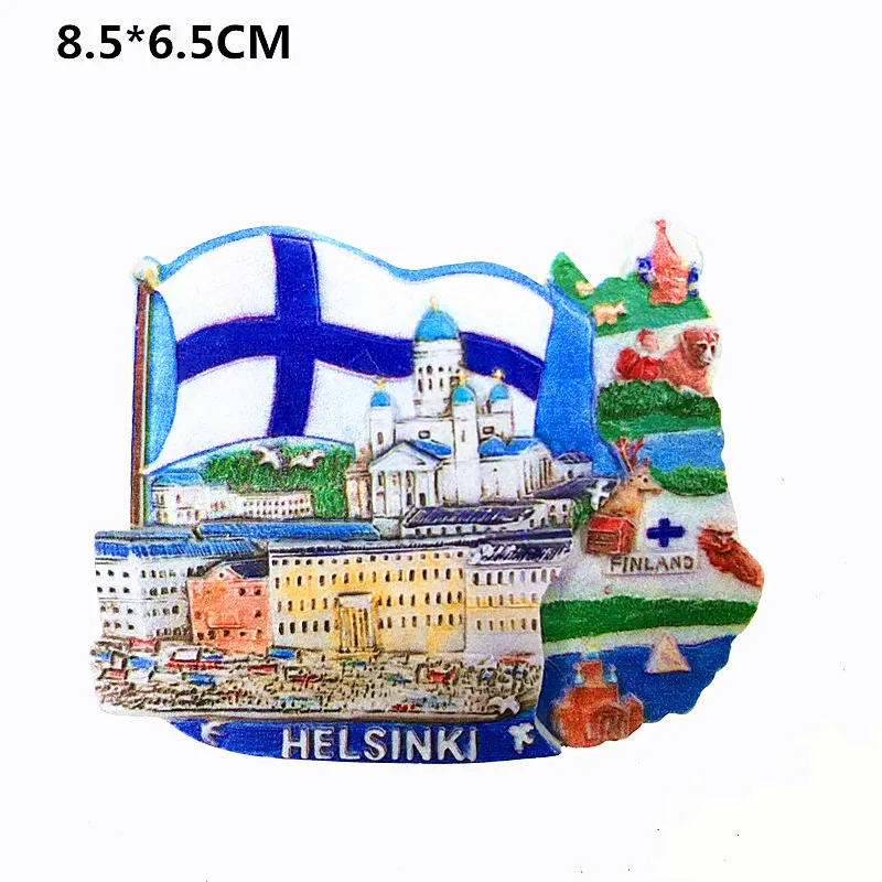 Дания Норвегия Исландия Швеция Финляндия холодильник сувениры-магниты для