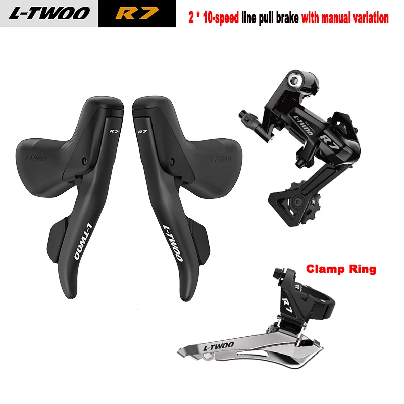 LTWOO R7 2X10S 20 Speed Road Bikes Groupset Shift Lever Front Rear ...