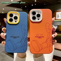 cute cartoon phone case for iphone 12 13 pro max silicone protective phone case couple suit for iphone 11 pro x xr xs max cover
