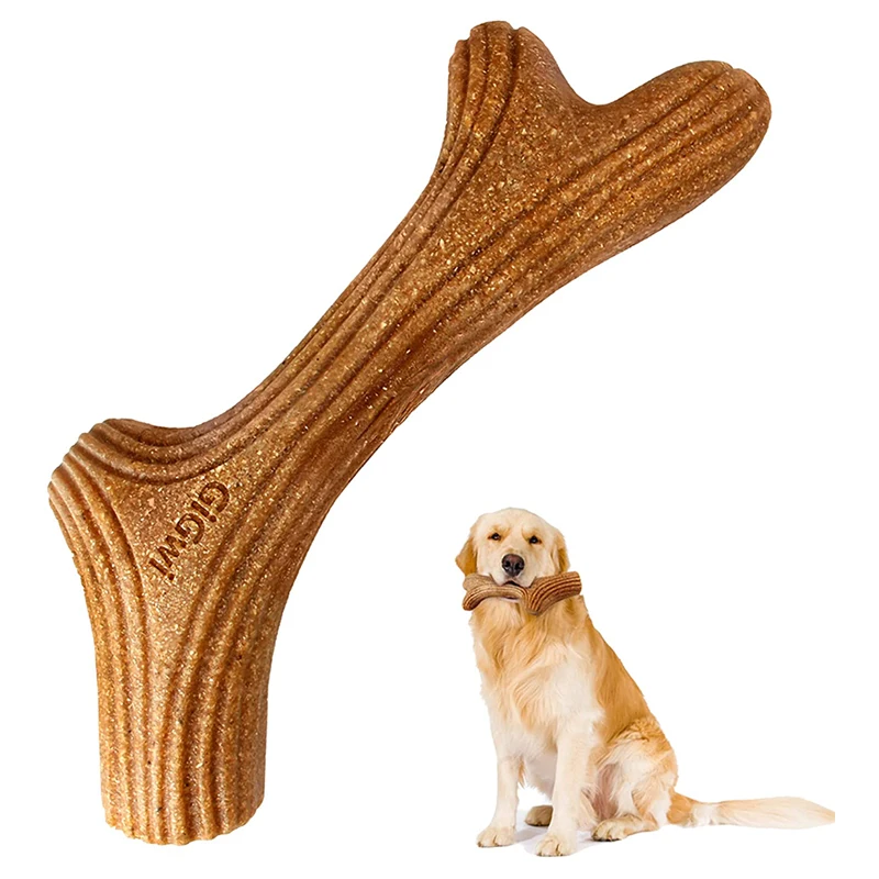 

Dog Toys for Aggressive Chewers Durable Dog Chew Toy Teeth Cleaning Interactive Dog Bone Food Grade for Small Medium Large Dogs