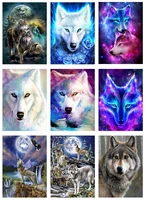 5d diamond painting wolf full square round diamond art for adults and kids embroidery diamond mosaic home decor