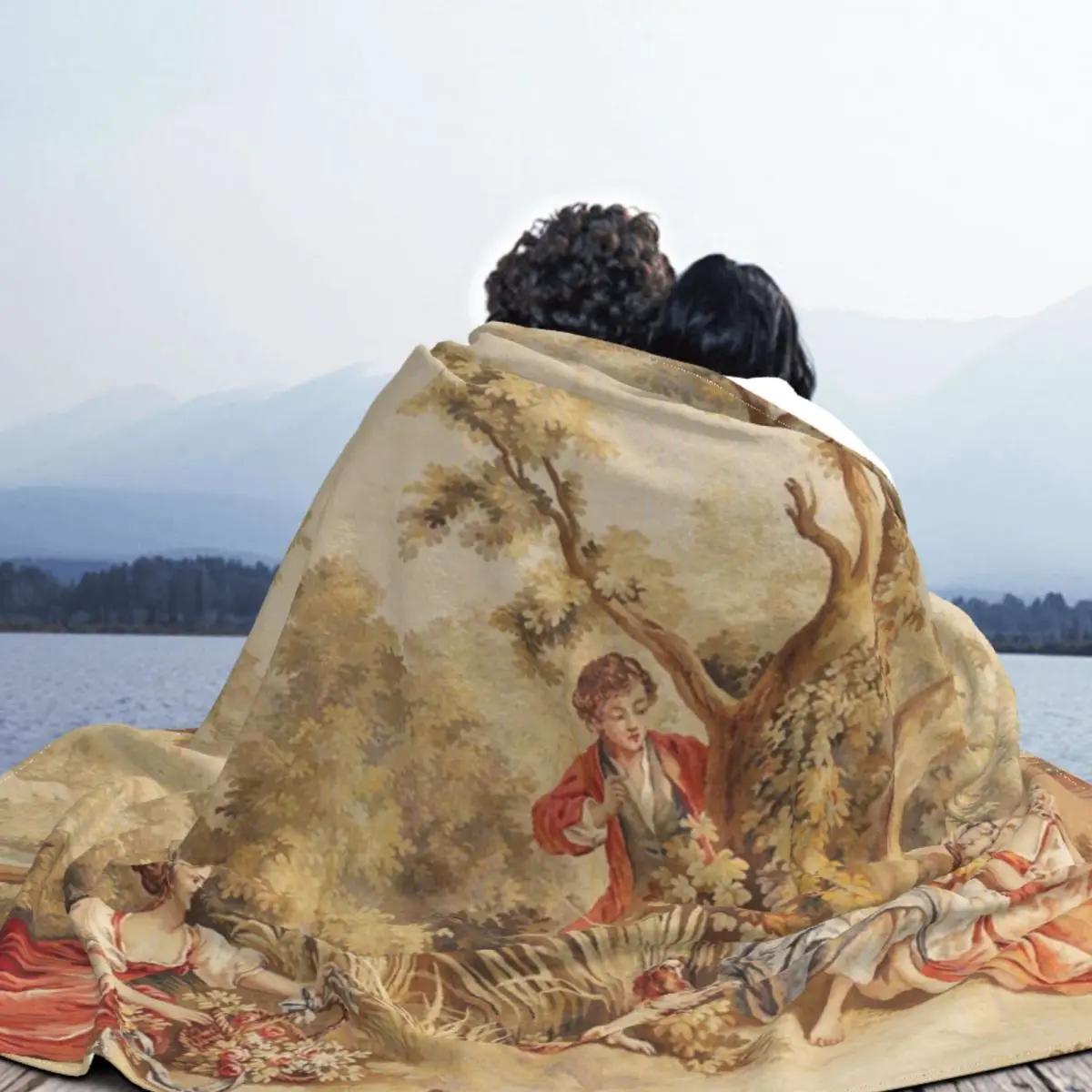 Aubusson кобелен французское одеяло флисовое мягкое Фланелевое Европейское